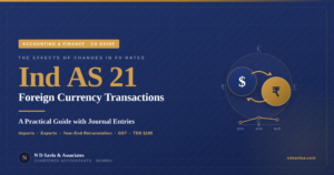 Foreign Currency Transactions Under Ind AS 21: A Practical Guide with Journal Entries